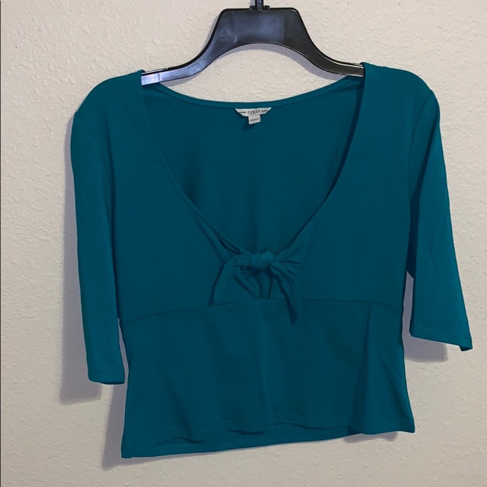 Green blouse